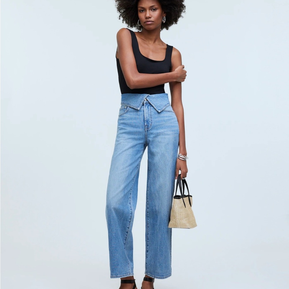 Madewell Blue High-Waisted Jeans
